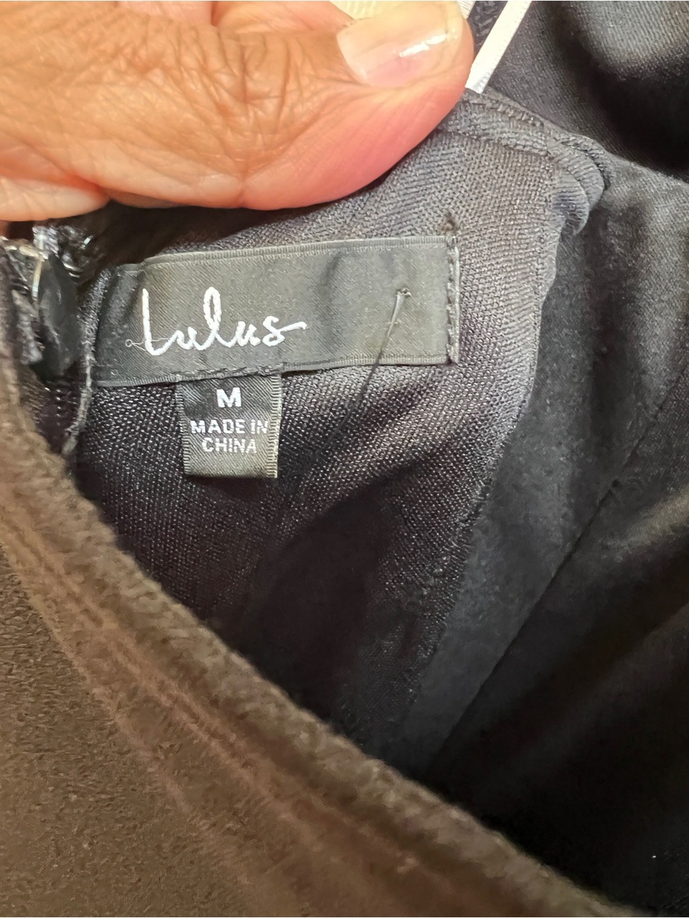 Lulus Black Draped Open Back Plunging V Neck Maxi Gown Dress M NWT Evening - Picture 5 of 9
